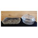 Clear Baking Casserole Dish with lid and 9 x13