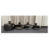 Pampered Chef Pots with Glass Lids