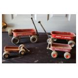 Radio Flyer Miniature Wagons (4)