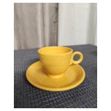 Yellow Fiesta HLO Cup & Saucer
