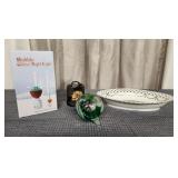 Bubble Glitter Night Light, Clay Flower, Ornament