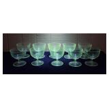 Clear Glass Sherbets