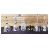 Glass & Crystal Bells (6)