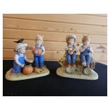 Denim Days Homco Figurines 1531 & 1529