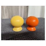 Sunflower & Tangerine Fiesta Salt Shakers