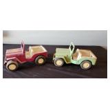 Tonka Jeep Green and Purple