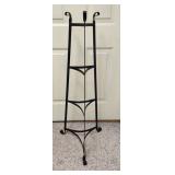 Bowl Stand/Bakers Rack Black Metal