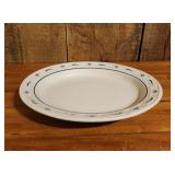 Longaberger Pottery USA Green Serving Platter