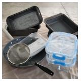 Pampered Chef Crinkle Cutter & Baking Dishes