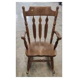Vintage Style Wooden Rocker