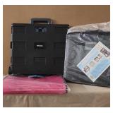 Rolling Crate and Storage Items