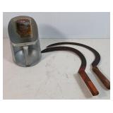 Sickles and Feed Scoop