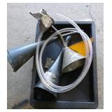 Funnels and Oil Pan