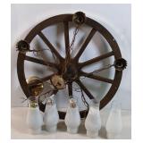 Wagon Wheel Chandelier