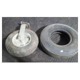 Trailer Tire & Crazy Wheel