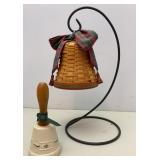 Longaberger Noel Bell, Stand & Hertiage Green