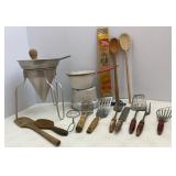 Antique Kitchen Utensils, Aluminum Juicer