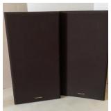 Realistic Optimus 400 Walnut Cabinet Speakers