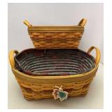 Longaberger Autumn daily blessings Baskets