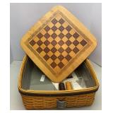 Longaberger Fathers Day CheckerBoard Basket