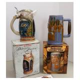 Budweiser Discover America & Toolbelt Steins