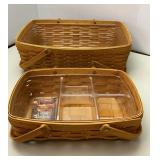 Longaberger Large & Small Gathering Baskets