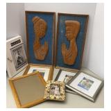 Photo Frames & Carved Wood Framed Art