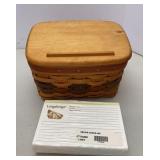 Longaberger Recipe Basket & 4x6 Cards