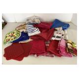 Kitchen Towels & Hot Pads (some silicone)