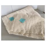 (2) Woven Bed Covers  (K)