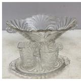 Cambridge Footed Fruit Bowl & Cream/Sugar