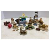 Resin & Porcelain Animal Knickknacks
