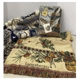 Longaberger Baskets Woven Throws