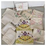 Vtg Embroidered Pillow Cases