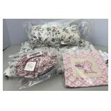Longaberger Tote, Pillow, Cushion & Heart Pillow