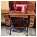 Antique Singer Sewing Machine Cabinet