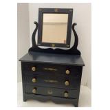 Antique Dresser Top Glove Box