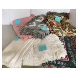 (6) Woven Throws (sizes in Photos)