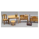Kilgore Cast Iron Dollhouse Furniture & Others
