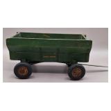 Arcade Cast Iron Running Gear w/John Deere Wood