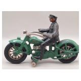 Vindex Toys Cast Iron Henderson Motorcycle & Rider