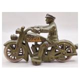 Hubley ? Cast Iron Harley Davidson Police