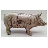 Cast Iron "Sleek Pig" Still Bank