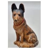 Hubley Cast Iron German Shepherd Paperweight