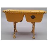 Arcade Cast Iron "Standard" Toy Double Sink