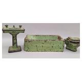 Arcade Cast Iron "Crane" Bathtub, Sink & Toilet