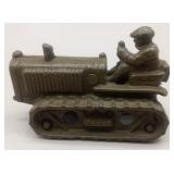 Hubley Cast Iron Crawler Tractor