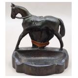 Horse Cast Iron Ashtray "Carlsbad Cavern"