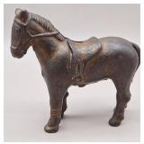 A.C. Williams Cast Iron Saddle Horse Still Bank