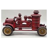 Kenton Cast Iron Fire Pumper Toy Truck
